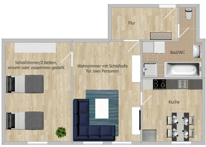 Zentral Und Ruhig In * شيمنيتز